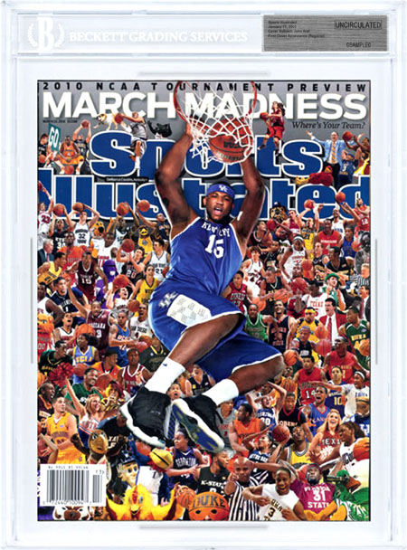 SPORTS ILLUSTRATED BGS Uncirculated DeMARCUS COUSINS 3/22/10 Regional KENTUCKY