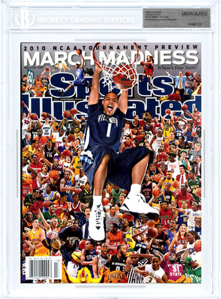 SPORTS ILLUSTRATED BGS Uncirculated SCOTTIE REYNOLDS 3/22/10 Regional VILLANOVA