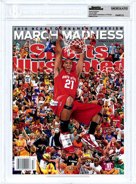 SPORTS ILLUSTRATED BGS Uncirculated EVAN TURNER 3/22/10 Regional OHIO STATE
