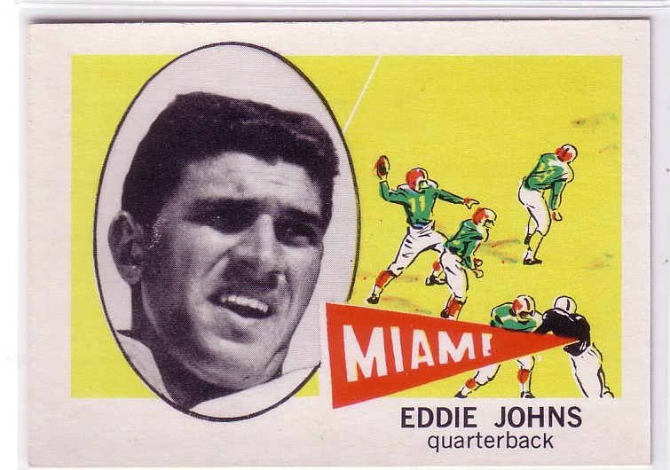 1961 Nu-Card #107 Eddie Johns