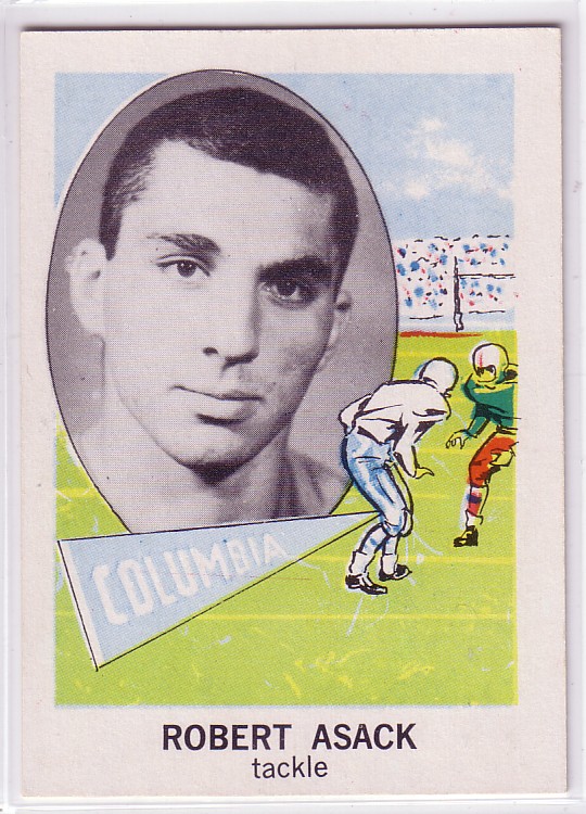 1961 Nu-Card #158 Bob Asack