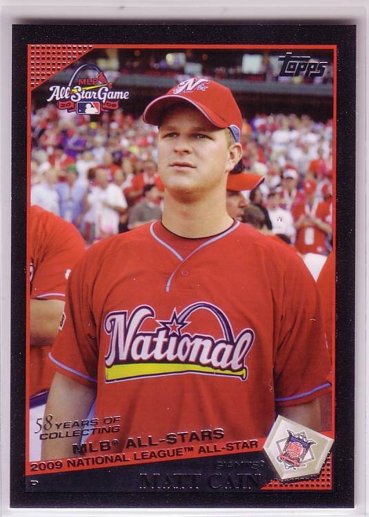 2009 Topps Update Black #UH308 Matt Cain