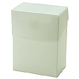 Saf-t-gard # DP 06 Deck Box - Case Stores Gaming Cards in Protector Sleeves - White, Standard Size