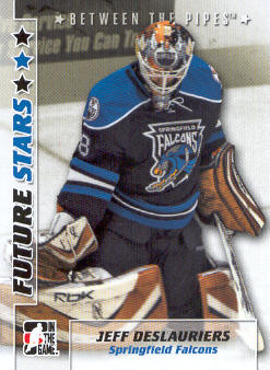 2007-08 Between The Pipes #17 Jeff Deslauriers