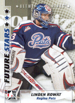 2007-08 Between The Pipes #35 Linden Rowat