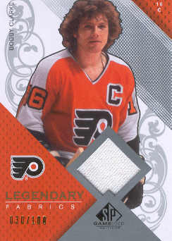 2007-08 SP Game Used Legendary Fabrics #LFBC Bobby Clarke