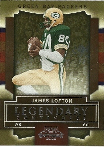 2009 Playoff Contenders Legendary Contenders #41 James Lofton