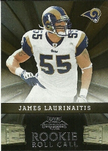 2009 Playoff Contenders Rookie Roll Call #25 James Laurinaitis