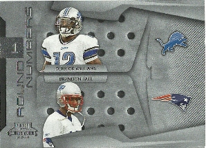 2009 Playoff Contenders Round Numbers #17 Derrick Williams/Brandon Tate