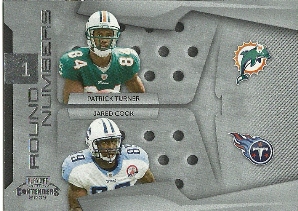 2009 Playoff Contenders Round Numbers #19 Patrick Turner/Jared Cook