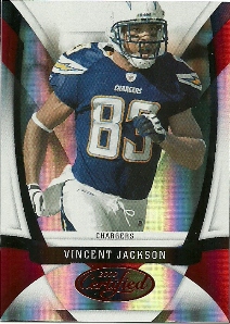 2009 Certified Mirror Red #102 Vincent Jackson