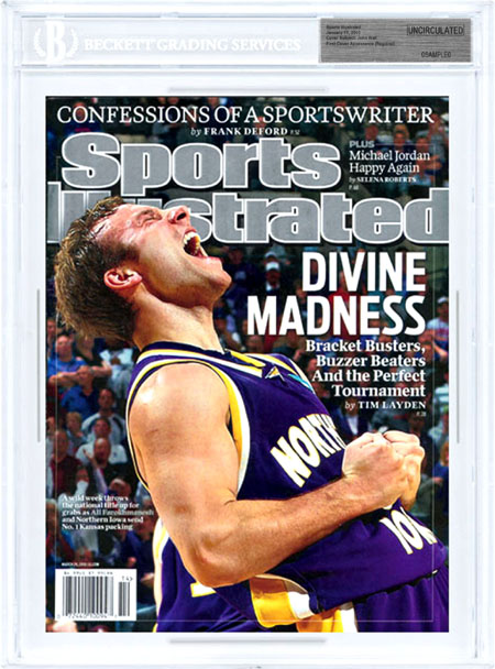 SPORTS ILLUSTRATED BGS Uncirculated ALI FAROKHMANESH 3/29/10 FIRST COVER