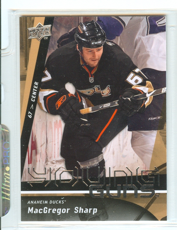 2009-10 Upper Deck #451 MacGregor Sharp YG RC