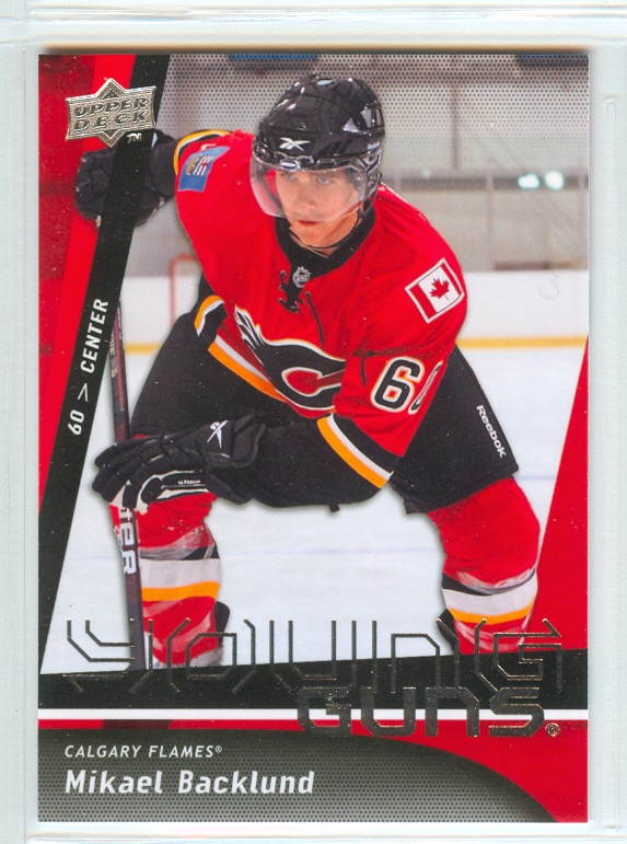 2009-10 Upper Deck #454 Mikael Backlund YG RC