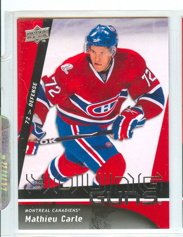 2009-10 Upper Deck #472 Mathieu Carle YG RC