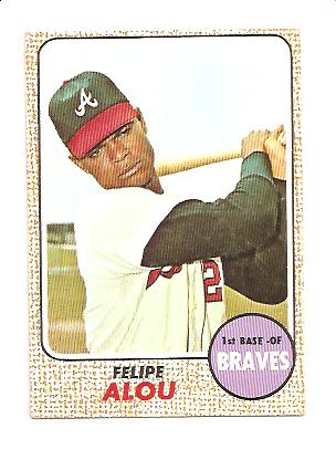 1968 Topps #55 Felipe Alou