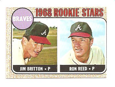 1968 Topps #76 Rookie Stars/Jim Britton/Ron Reed RC