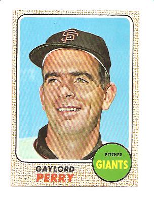1968 Topps #85 Gaylord Perry