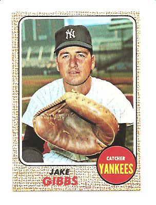 1968 Topps #89 Jake Gibbs