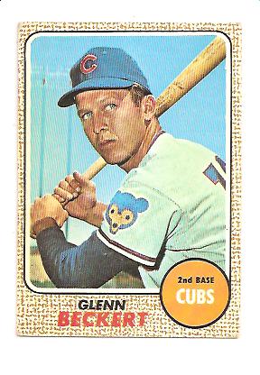 1968 Topps #101 Glenn Beckert