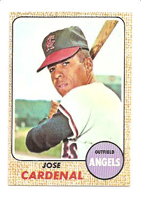 1968 Topps #102 Jose Cardenal