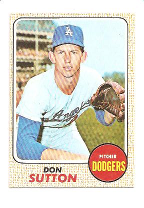 1968 Topps #103 Don Sutton