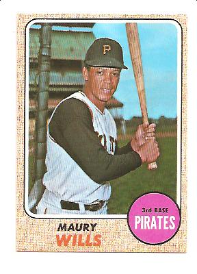 1968 Topps #175 Maury Wills