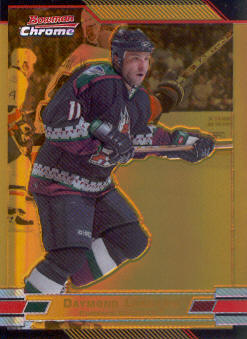 2003-04 Bowman Chrome Gold Refractors #33 Daymond Langkow