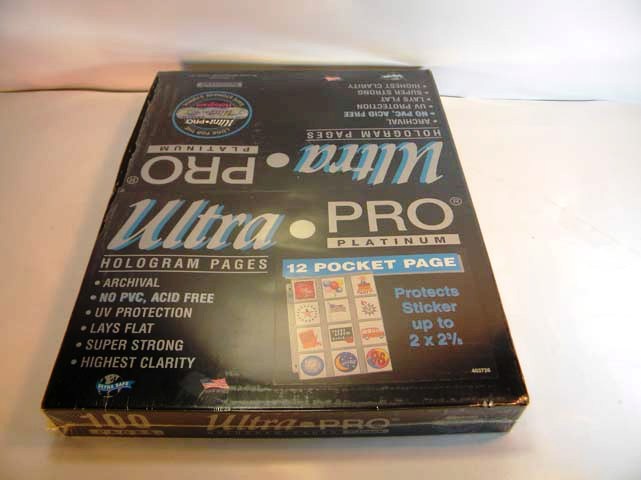 Pages for 3 Ring Binder 12 Pocket 100ct Box Ultra Pro   