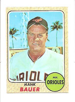 1968 Topps #513 Hank Bauer MG
