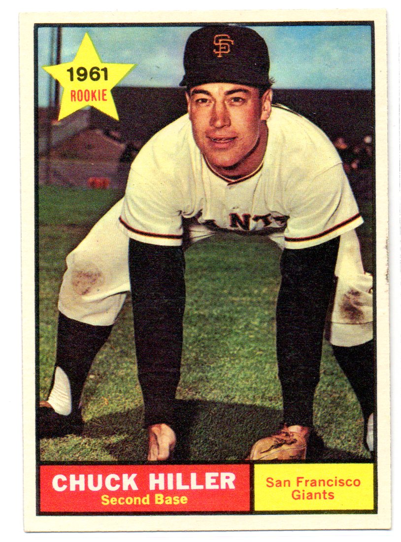 1961 Topps #538 Chuck Hiller RC