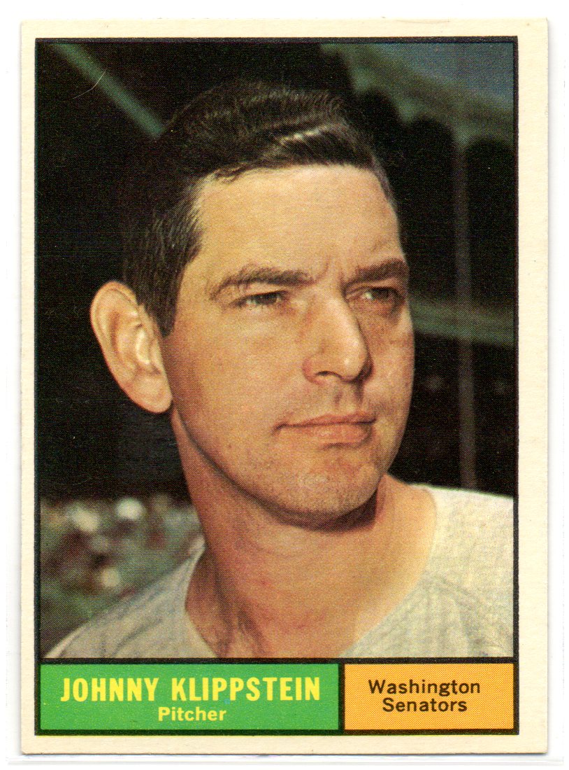 1961 Topps #539 Johnny Klippstein