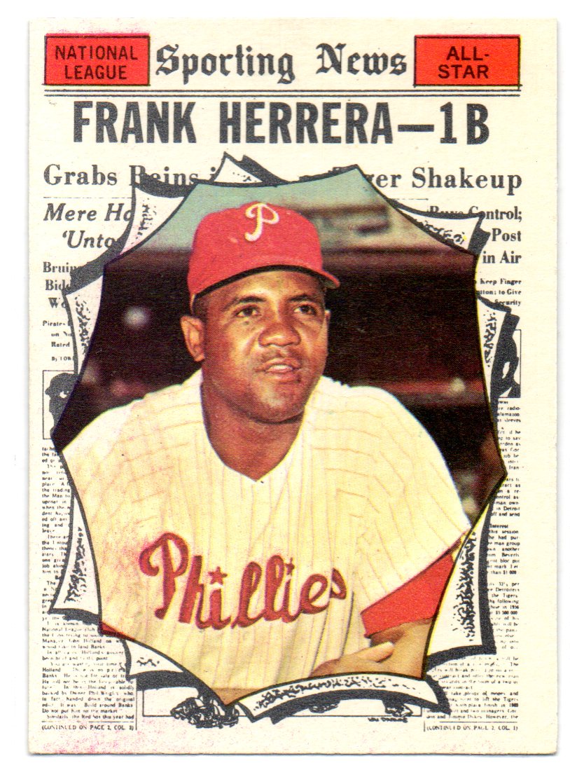 1961 Topps #569 Frank Herrera AS