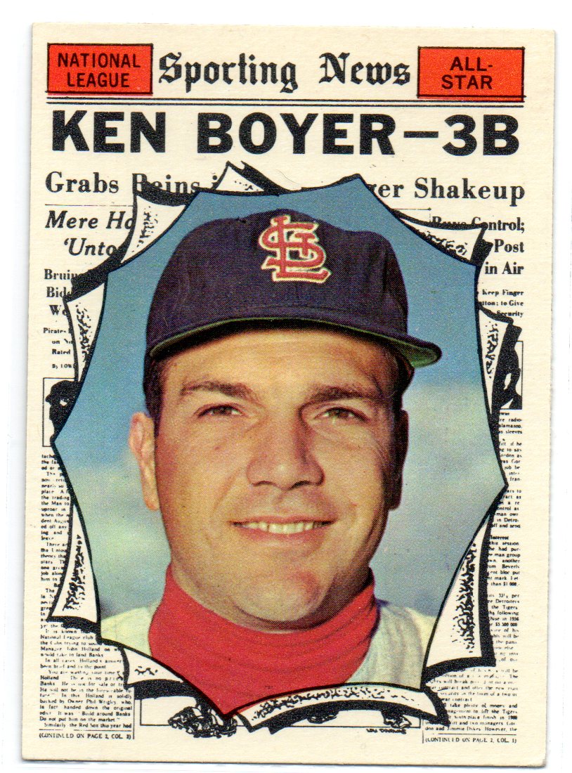 1961 Topps #573 Ken Boyer AS