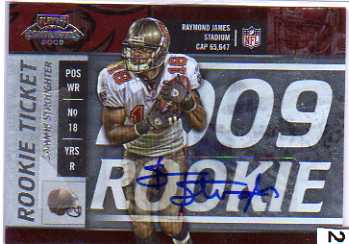2009 Playoff Contenders #199 Sammie Stroughter AU RC