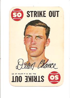 1968 Topps Game #16 Dean Chance