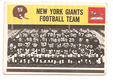 1964 Philadelphia #125 New York Giants