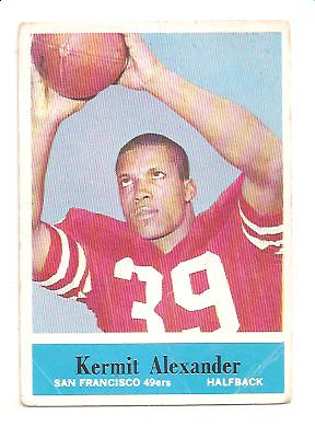 1964 Philadelphia #155 Kermit Alexander RC