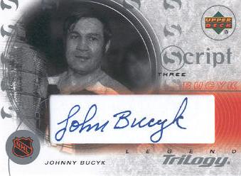 2003-04 Upper Deck Trilogy Scripts #S3BK Johnny Bucyk AS