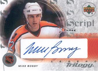 2003-04 Upper Deck Trilogy Scripts #S3BY Mike Bossy AS