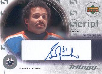 2003-04 Upper Deck Trilogy Scripts #S3GF Grant Fuhr