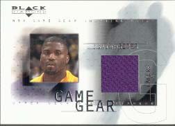 2000-01 Black Diamond Game Gear #IR, Isaiah Rider