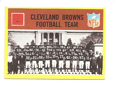 1967 Philadelphia #37 Cleveland Browns