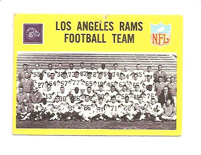 1967 Philadelphia #85 Los Angeles Rams