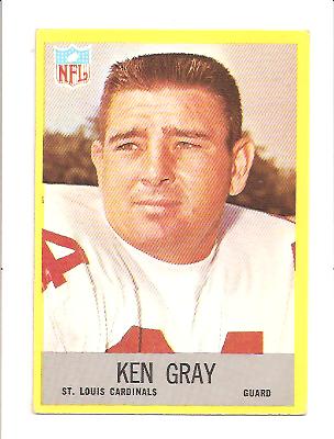 1967 Philadelphia #160 Ken Gray