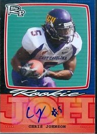 2008 Topps Rookie Progression Signatures #CJ Chris Johnson J