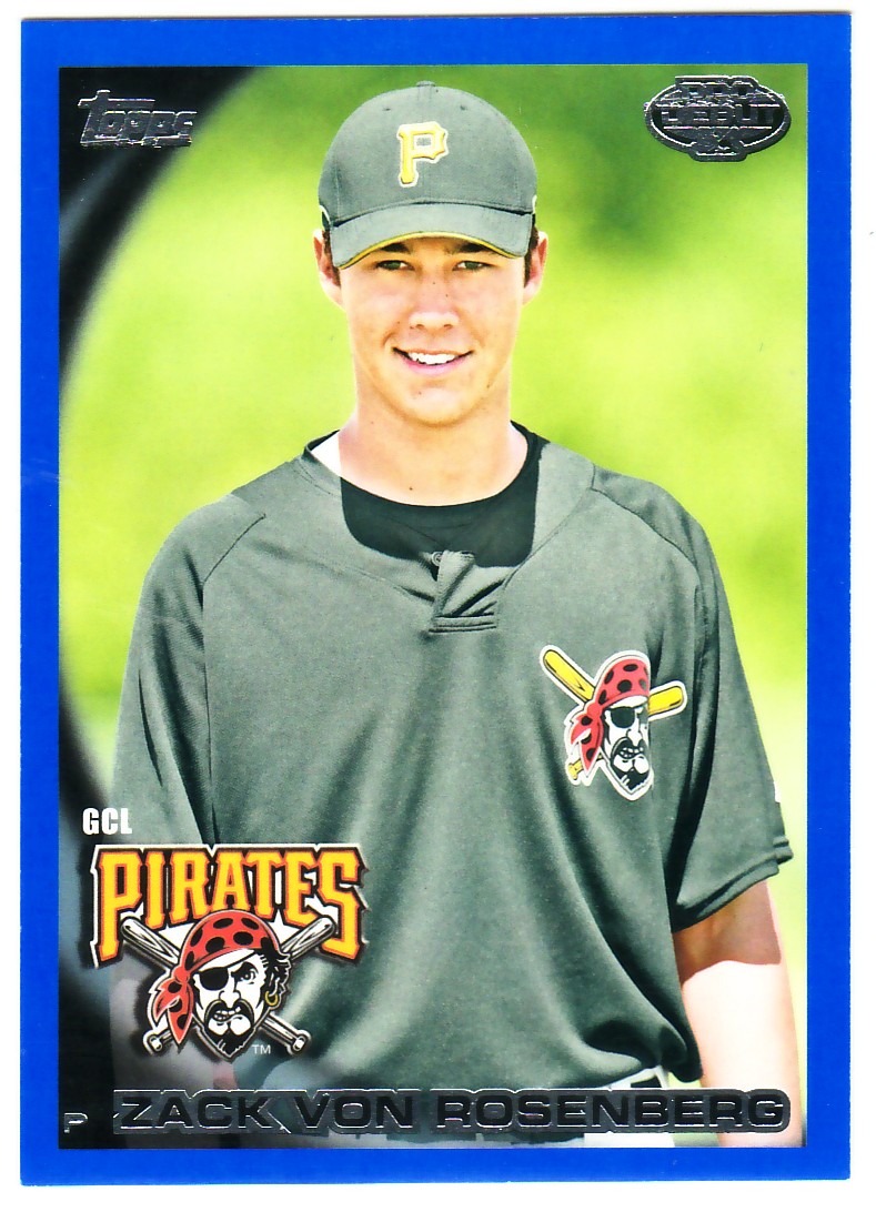 2010 Topps Pro Debut Blue #168 Zack Von Rosenberg