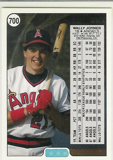 1988 Upper Deck Promos #A700 Wally Joyner