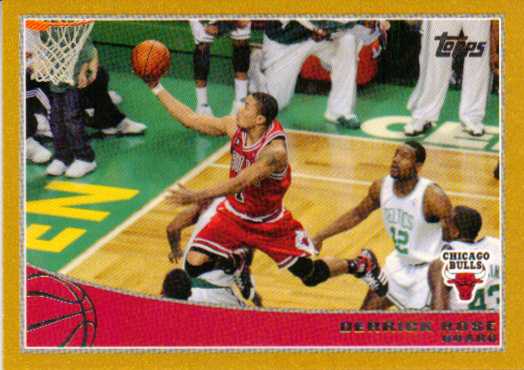 2009-10 Topps Gold #33 Derrick Rose