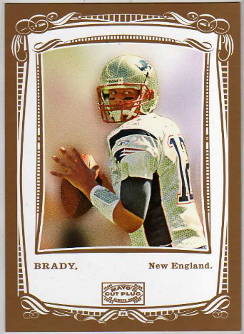 2009 Topps Mayo Cabinet Cards #MCC4 Tom Brady